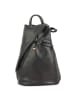 Florence Florence Cityrucksack, Schultertasche Leder schwarz ca. 24cm