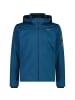 Campagnolo MAN JACKET ZIP HOOD in Petrol2571