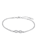 LOTUS silver Armband 925 Sterling Silber ca. 16cm weiß, silber