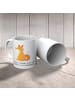 Mr. & Mrs. Panda Kindertasse Einhorn Wunsch mit Spruch in Weiß
