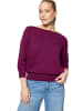Zero  Strickpullover im Camen-Look in Magenta Purple