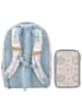 Depesche 2er Set Schul-Set FESTIVAL FUN TOPModel hellblau in hellblau