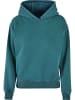Urban Classics Urban Classics Damen Ladies Stone Washed Hoody in watergreen