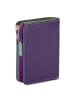 MYWALIT Medium Wallet Geldbörse Leder 11 cm in orchid