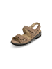 VITAFORM Nubukleder Sandalen in leopard