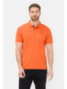 Camel Active Poloshirt mit Kontrastdetails in Orange