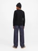 JACK & JONES Junior Langarmshirt Longsleeve Logo-Print Jjjade in black big print
