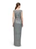 Vera Mont Abendkleid im Glitzer-Look in Dark Green/Grey