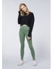 Detto Fatto Yoga Leggings im Wende-Design in Grün