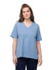 Ulla Popken Shirt in violett blau