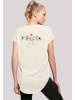 F4NT4STIC Long Cut T-Shirt Discover the world in Whitesand