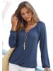 s.Oliver Langarmshirt in dunkelblau