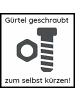 Bazlen Gürtel für Herren in blau