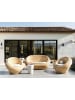 Beliani 3-tlg Sitzgruppe MAIORI in /Beige