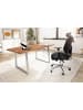 KADIMA DESIGN Schreibtisch Massivholz Baumkante, XXL Büro, Professional