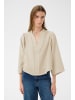 Karen By Simonsen Kurzarm-Bluse KBFelia Loose fit in Stone Stripe