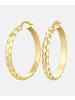Vanlere Creolen aus 375 Gelbgold