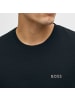 BOSS Waffle T-Shirt in Dunkelblau