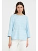 Finn Flare Langarmshirt Gestreift in blue