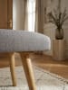 KADIMA DESIGN Bank Modern | Gepolstert, Strapazierfähiger Stoff, Design in Grau