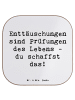 Mr. & Mrs. Panda weinuntersetzer Spruch Mit Enttäuschungen umgeh... in Weiß