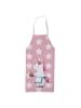 Mr. & Mrs. Panda Barkeeper Schürze Einhorn Muffin ohne Spruch in Rot Pastell
