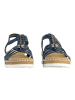 rieker Morelia-Slipper Blau