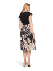 Betty Barclay Etuikleid mit ausgestelltem Rock in Beige/Schwarz