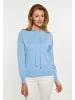 usha BLUE LABEL Damen Hoodie in HELLBLAU