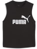 Puma Sportshirt "ESS No.1 Logo Slim Tank" in Schwarz