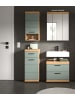Inn.Furn Badmöbel-Set Salbei grün, Eiche Artisan 4-teilig 112 cm, Komplettset