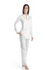 Hanro Langarm Pyjama Cotton Deluxe in Weiß