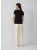 QS T-Shirt in 99D1_schwarz