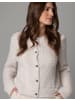 More & More Flauschstrickjacke in powder creme