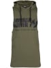 Gorilla Wear Tanktop mit Kapuze - Rogers - Armeegrün