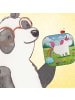 Mr. & Mrs. Panda Bierdeckel Einhorn Pupsen Design ohne Spruch in Weiß
