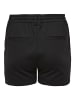 ONLY Carmakoma Kurze Stoff Hose Stretch Bermuda Shorts in Übergröße CARGOLDTRASH in Schwarz