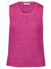 CARTOON Strick-Top mit Rundhalsausschnitt in Magenta Haze