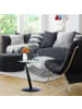 relaxdays Beistelltisch in Schwarz - (H)49 x Ø 45 cm