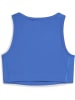 Puma Sportshirt "W CROSS THE LINE CROP Top 3.0" in Blau