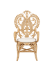 Beliani Sessel CARRARA in Beige - (W) 65 x (H) 114 x (L) 65 cm
