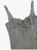 KOTON TANKTOPS in Schwarz Karomuster