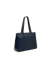 The Chesterfield Brand C38.0401 Leather Shopper Nylon Wax Pull Up Otta Navy