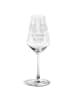 Mr. & Mrs. Panda Glas mit Gravur Biene Verliebt mit Spruch in Transparent