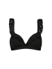 Beachlife Bikini-top Black Embroidery in schwarz