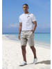 John Devin Shorts in beige bedruckt