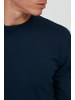 INDICODE Rundhalspullover IDBadan 35542MM Herren Feinstrickpullover in dunkelblau