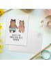 Mr. & Mrs. Panda Bildkarte Bär Freundin mit Spruch in Weiß