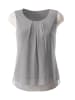 WITT WEIDEN Blusentop in silbergrau