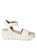 Tamaris Keilsandaletten in Weiß